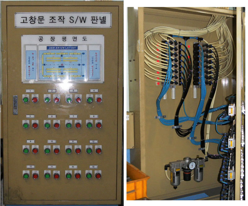 고창문 컨트롤 판넬-조작부